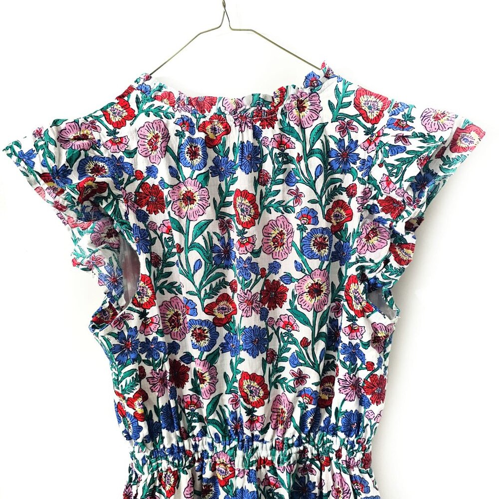 Vineyard Vines Women’ s Floral Flutter Smocked Waist Mini Dress Size XS - Picture 7 of 8